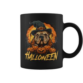 Cute Halloween English Bulldog Lover Childrens Coffee Mug - Monsterry UK