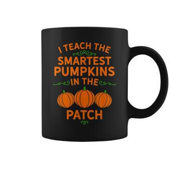 Cute Halloween Lover Pumpkin Teacher Educator Autumn Fall Pumpkin Teacher Coffee Mug | Mazezy