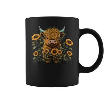 Cute Highland Cattle Cow Highland Cow Coffee Mug - Seseable