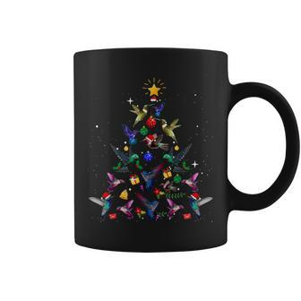Cute Hummingbird Christmas Tree Xmas Coffee Mug - Monsterry