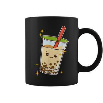 Cute Kawaii Bubble Tea Boba Lover Milk Tea Tapioca Coffee Mug | Mazezy