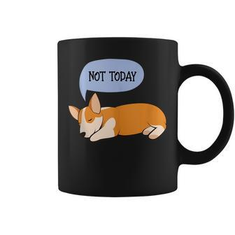 Cute Kawaii Sleeping Corgi Dog For Dog Lovers Coffee Mug | Mazezy