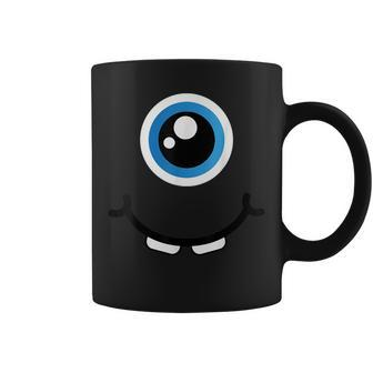 Cute Monster Face Scary Eyeball & Mouth Gift Funny Monster Coffee Mug | Mazezy