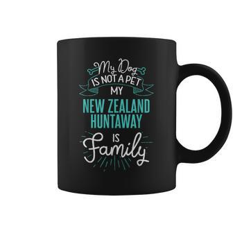 Cute New Zealand Huntaway Family Dog Coffee Mug | Mazezy