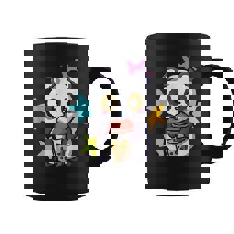Cute Panda Drinking Boba | Pearl Milk Tea | Bubble Tea Drinking Funny Designs Funny Gifts Coffee Mug | Mazezy