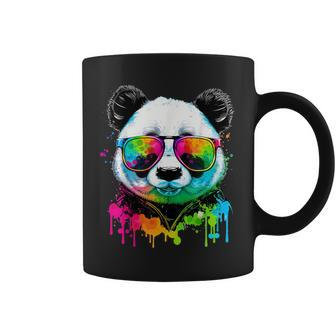 Cute Panda Lover Animal On Panda Coffee Mug - Monsterry