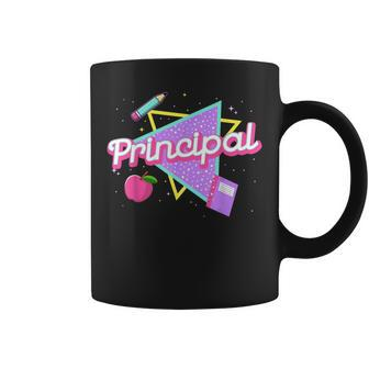Cute Principal Retro 80'S 90'S Style Principal Coffee Mug - Seseable