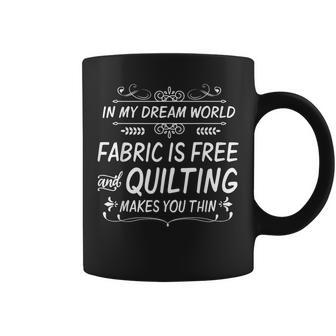 Cute Quilting Quotes Saying Humor Quilter Quilting Coffee Mug - Seseable