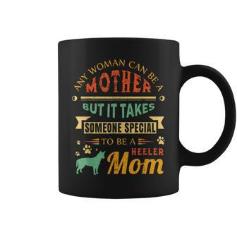 Cute Red Blue Heeler Mom Australian Cattle Dog Lover Coffee Mug | Mazezy