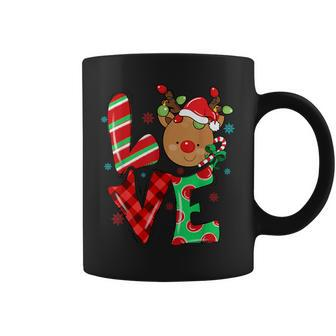 Cute Reindeer Rudolph Red Nose Christmas Xmas Antler Coffee Mug - Thegiftio UK