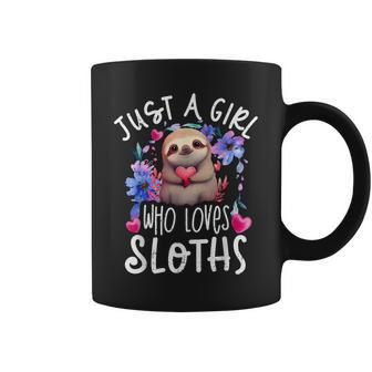 Cute Sloth Sloth Lover Girls Sloth Funny Sloth Sloth Coffee Mug | Mazezy
