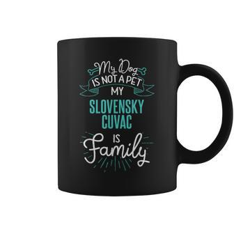 Cute Slovensky Cuvac Family Dog For Men Coffee Mug | Mazezy DE
