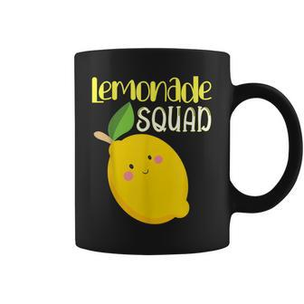 Cute Smiling Kawaii Lemon Lemonade Squad Coffee Mug | Mazezy