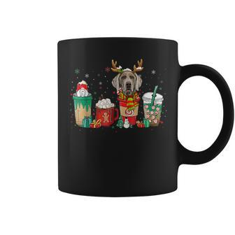 Cute Weimaraner Dog Christmas Coffee Pajamas Xmas Coffee Mug | Mazezy