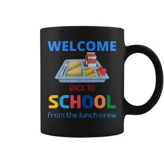 Cute Welcome Back To School From The Lunch Crew Lunch Lady Coffee Mug - Seseable