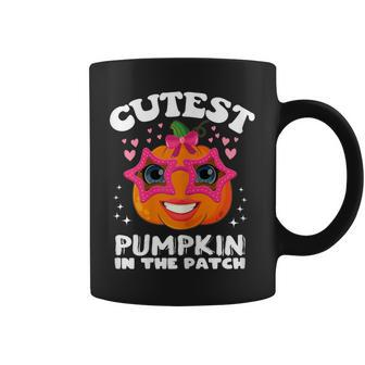 Cutest Pumpkin In The Patch Halloween Thanksgiving Coffee Mug | Mazezy