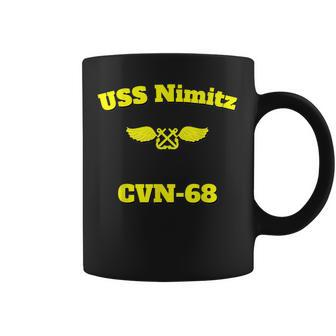 Cvn-68 Uss Nimitz Aircraft Carrier Ab Coffee Mug | Mazezy