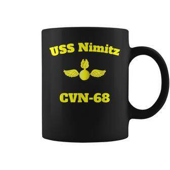 Cvn-68 Uss Nimitz Aircraft Carrier Ao Coffee Mug | Mazezy