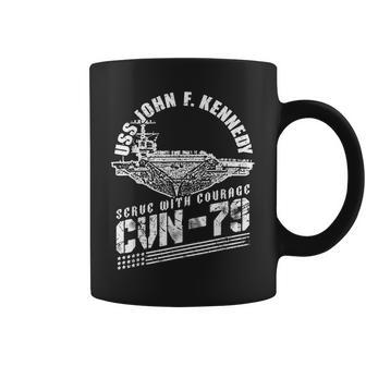 Cvn79 Uss John F Kennedy Aircraft Carrier Navy Cvn79 Coffee Mug - Thegiftio UK