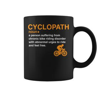 Cyclopath Dictionary Definition Cyclist Bike Riders Coffee Mug | Mazezy