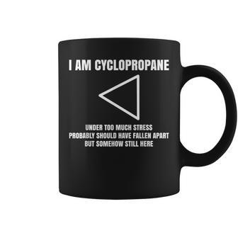 I Am Cyclopropane Chemistry Professor Student Teacher Coffee Mug | Mazezy