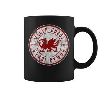 Cymru Souvenir Wales Rugby Top Welsh Rugby Football Coffee Mug | Mazezy