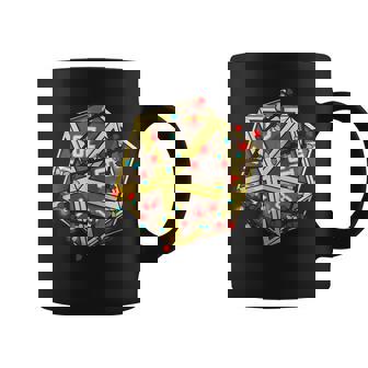 D20 Wrapped In Christmas Lights Rpg Christmas Gamer Coffee Mug - Monsterry