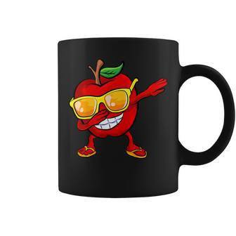 Dabbing Apple Sunglasses Green Apples Lovers Coffee Mug | Mazezy