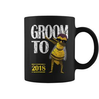 Dabbing Bee Funny Groom To Be 2018 T Distressed Gift For Mens Coffee Mug | Mazezy