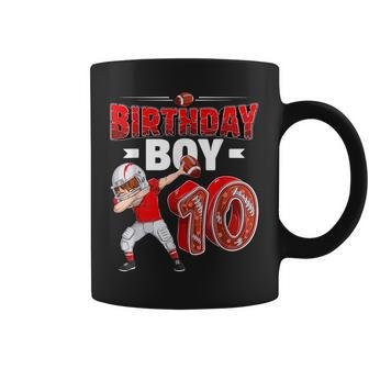 Dabbing Boy 10 Year Old American Football 10Th Birthday Coffee Mug | Mazezy