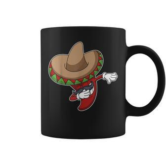 Dabbing Chili Pepper Mexican Hot Jalapeno Dab Coffee Mug | Mazezy