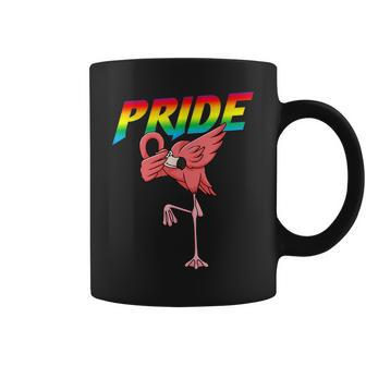 Dabbing Flamingo Lesbian Bisexual Gay Lgbt Pride Gift Coffee Mug | Mazezy