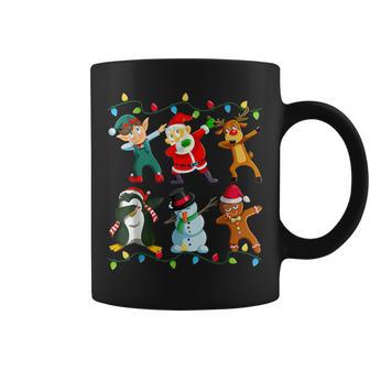 Dabbing Santa Elf Friends Christmas Boys Girls Xmas Dab Coffee Mug - Seseable