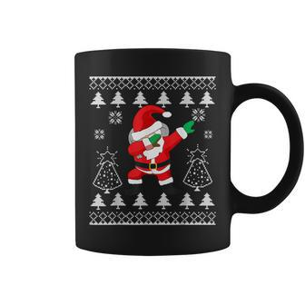 Dabbing Santa Santa Ugly Christmas Sweater Coffee Mug - Monsterry CA