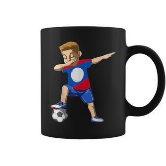 Dabbing Soccer Boy Laos Jersey Lao Coffee Mug | Mazezy