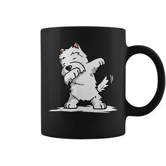Dabbing Westie West Highland White Terrier Coffee Mug | Mazezy