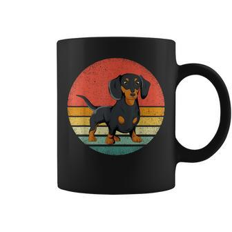 Dachshund Dog Lover Vintage Retro Weiner Dog Coffee Mug - Thegiftio UK