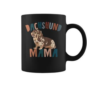 Dachshund Mama Boho Dapple Dachshund Doxie Mom Mothers Day Coffee Mug | Mazezy