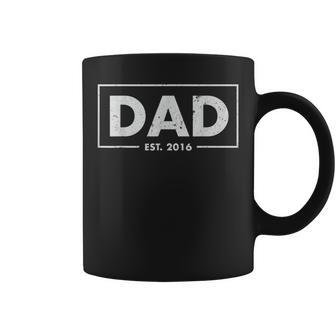 Dad Est 2016 Fathers Day Best Dad For Men Coffee Mug | Mazezy