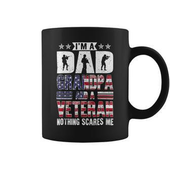 Dad Grandpa Veteran Nothing Scares Veteran Day 132 Coffee Mug - Monsterry UK