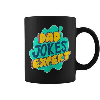 Dad Joke Expert Fathers Day Dad Humor 90S Retro 90S Vintage Designs Funny Gifts Coffee Mug | Mazezy