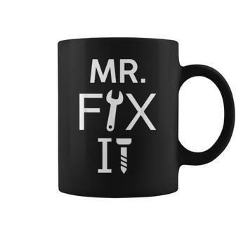 Dad Mr Fix It Funny For Father Of A Son Gift Coffee Mug | Mazezy UK