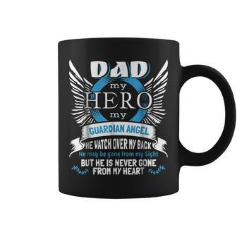 Dad My Hero My Guardian Angel Dad In Heaven Coffee Mug | Mazezy