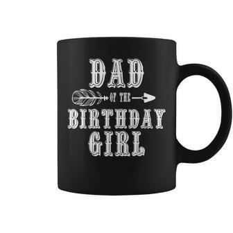Dad Of The Birthday Girl Daddy & Daughter Bday Party Coffee Mug - Thegiftio UK