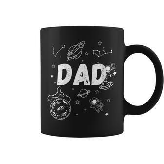 Dad Outer Space Daddy Planet Birthday Fathers Day Gift For Womens Gift For Women Coffee Mug | Mazezy