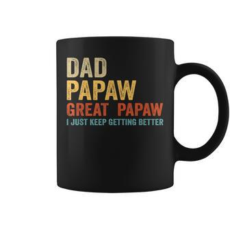 Dad Papaw Great Papaw Dad Grandpa Coffee Mug - Thegiftio UK