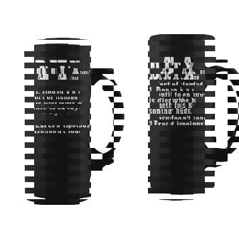 Dad Tax Definition Portion Of Anitem A Dad Is Entitled Coffee Mug | Mazezy