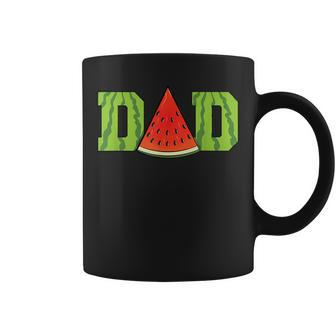 Dad Watermelon | Funny Melon Summer Fruit Lover Gift Funny Gifts For Dad Coffee Mug | Mazezy