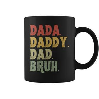 Dada Daddy Dad Bruh Fathers Day Vintage Funny Father Gift For Men Coffee Mug - Thegiftio UK