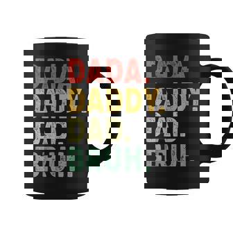 Dada Daddy Dad Bruh Men Fathers Day Vintage Funny Father Coffee Mug | Mazezy